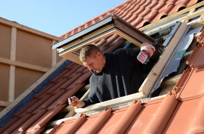 Pose de fenêtres de toit Velux à Battexey